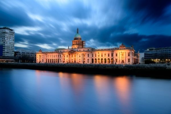 Custom House Key Dublin, a stop on the IrishCentral virtual tour of Dublin